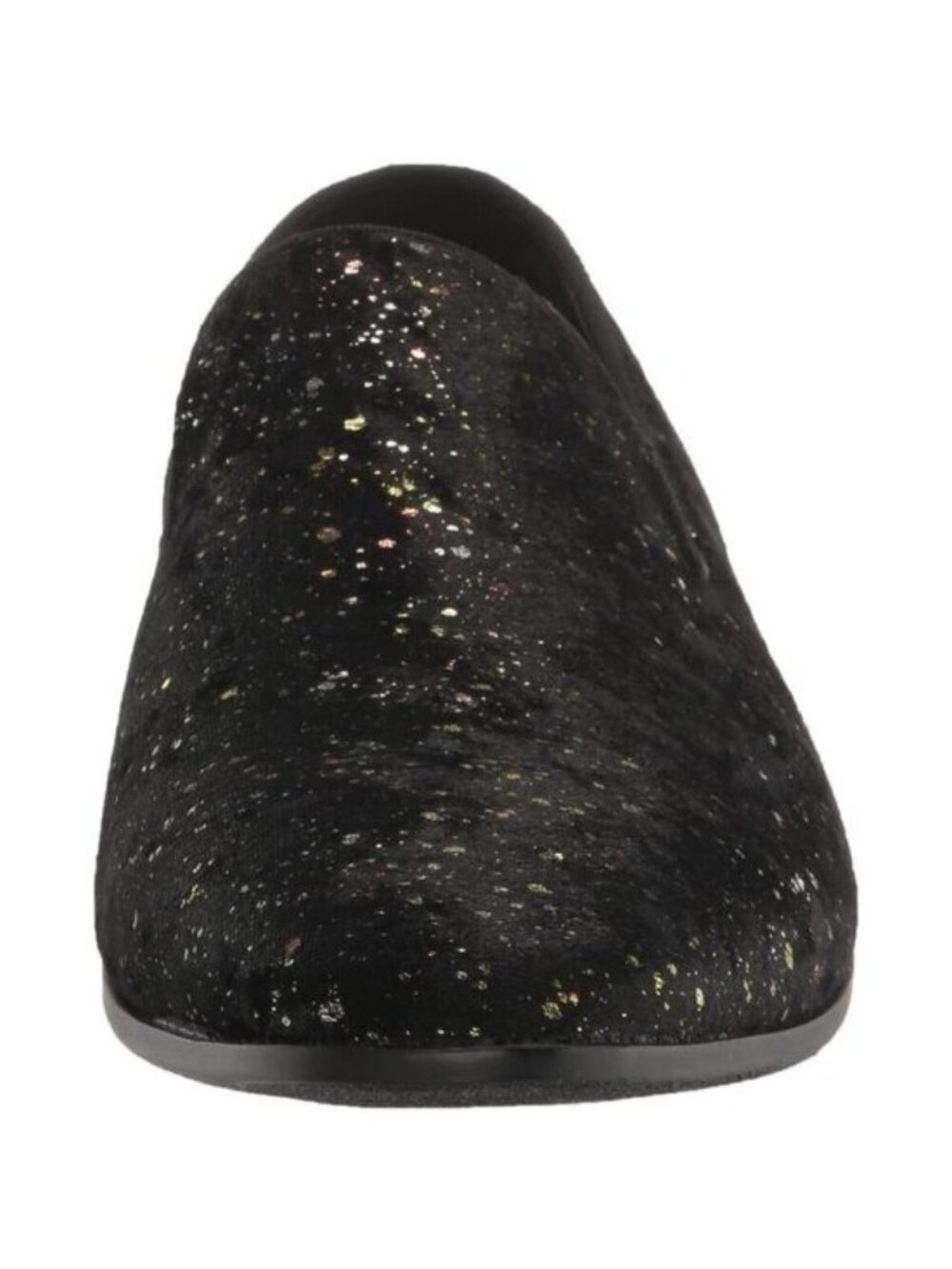 New Stacy Adams Stellar Black Glitter Slip-On Loafers Men’s - Picture 2 of 8